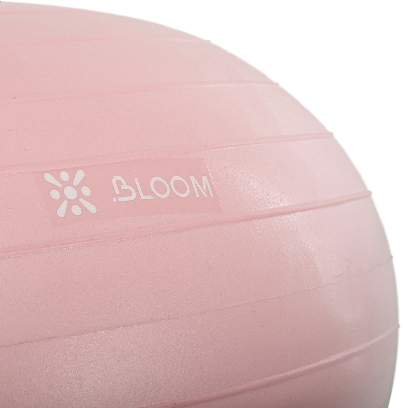 Фітбол м'яч для балансу Пончик сатин BLOOM LB7050 ø55см кольори в асортименті