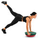 Балансувальна платформа напівсфера BOSU з еспандерами BOSU BLOOM BALANCE TRAINER LB7052 кольори в асортименті