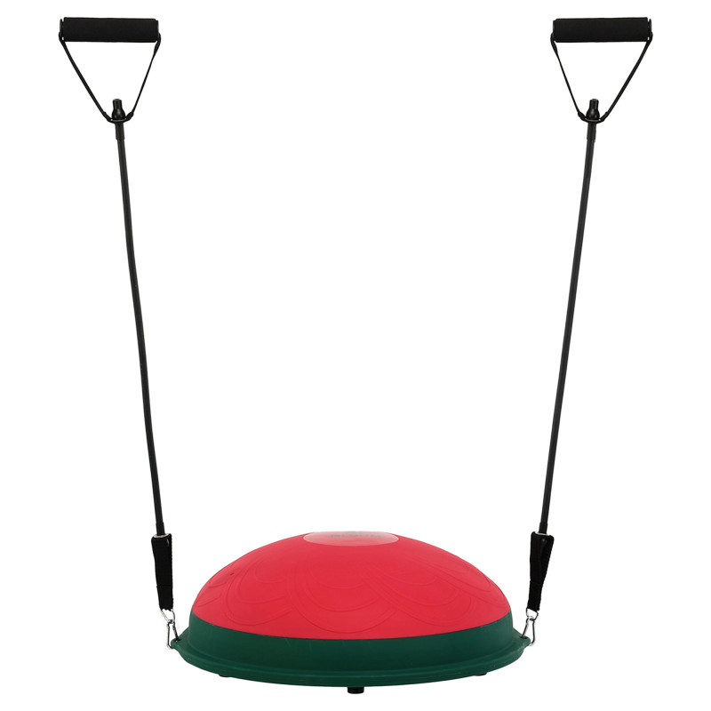 Балансувальна платформа напівсфера BOSU з еспандерами BOSU BLOOM BALANCE TRAINER LB7052 кольори в асортименті