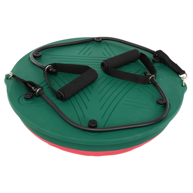 Балансувальна платформа напівсфера BOSU з еспандерами BOSU BLOOM BALANCE TRAINER LB7052 кольори в асортименті