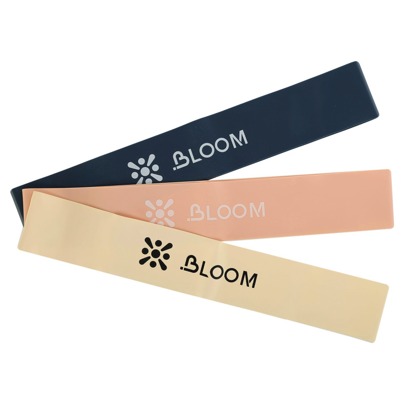 Резинка для вправ стрічка опору LOOP BAND BLOOM LB7060-1 білий