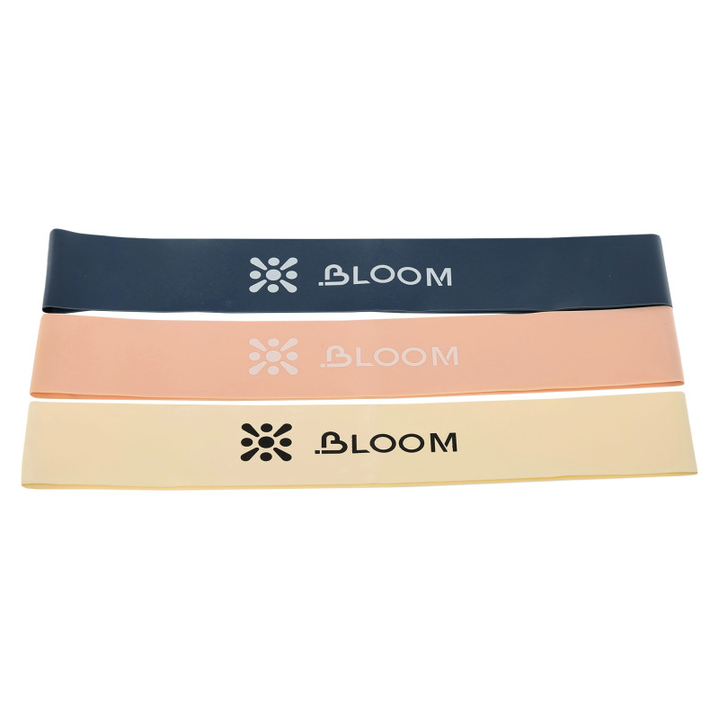 Резинка для вправ стрічка опору LOOP BAND BLOOM LB7060-1 білий