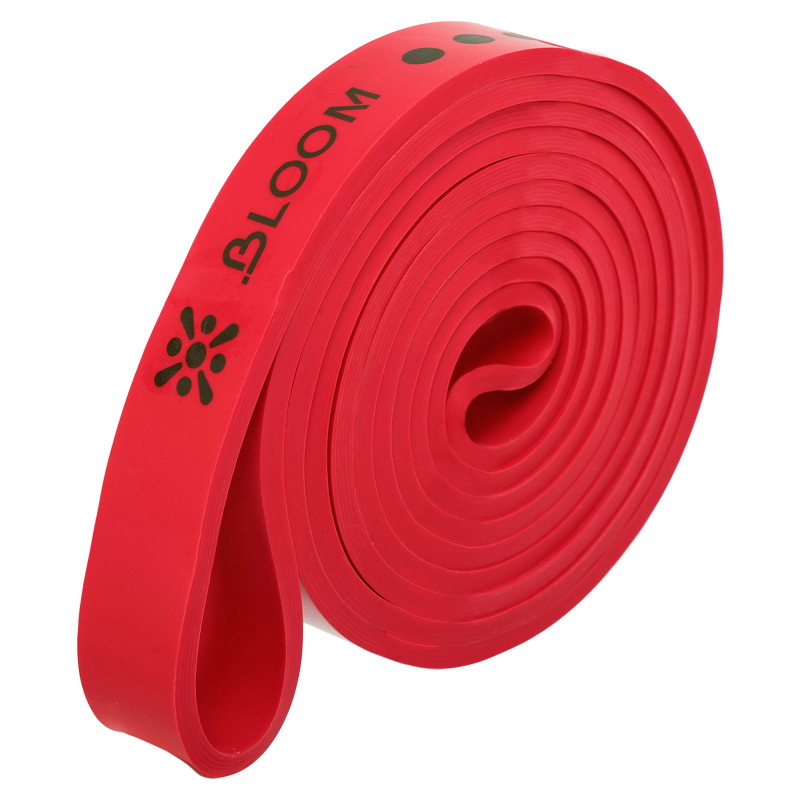 Гума петля для підтягувань та тренувань стрічка силова BLOOM SUPER BAND LB7071-3 червоний