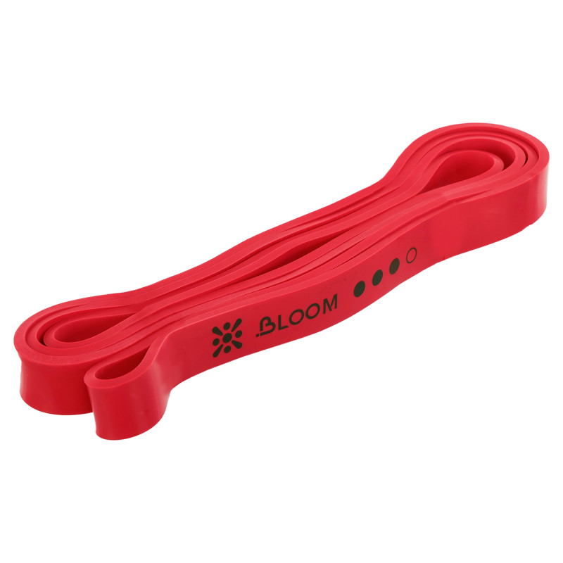 Гума петля для підтягувань та тренувань стрічка силова BLOOM SUPER BAND LB7071-3 червоний