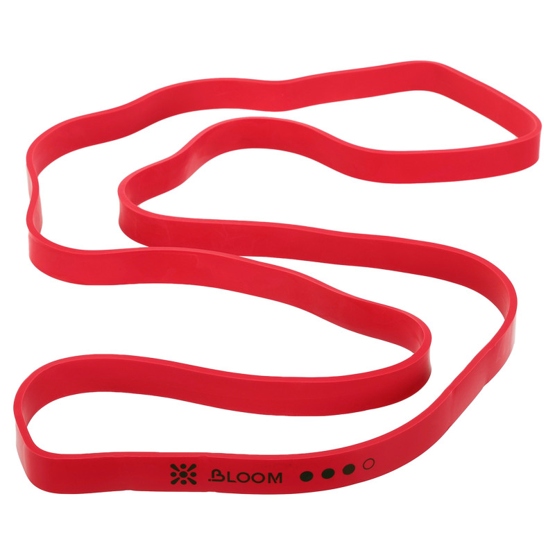 Гума петля для підтягувань та тренувань стрічка силова BLOOM SUPER BAND LB7071-3 червоний