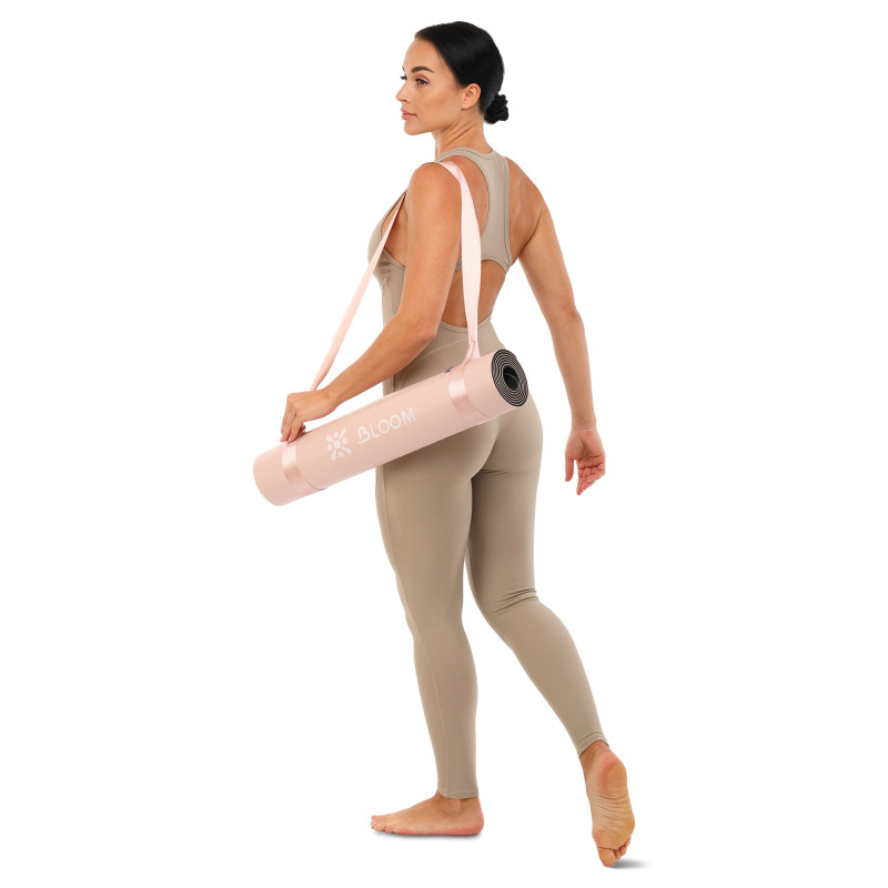 Ремінь-стяжка для перенесення килимка BLOOM YOGA STRAP LB7080 кольори в асортименті