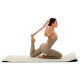 Ремінь-стяжка для перенесення килимка BLOOM YOGA MAT STRAP LB7084 коричневий
