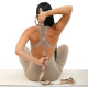 Ремінь-стяжка для перенесення килимка BLOOM YOGA MAT STRAP LB7084 коричневий