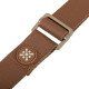 Ремінь для йоги з металевою пряжкою BLOOM YOGA STRAP LB7086 183x3,8см коричневий