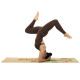 Килимок рушник для йоги нековзний BLOOM YOGA TOWEL LB7091 BEGONIA коричневий
