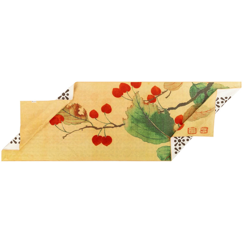 Килимок рушник для йоги нековзний BLOOM YOGA TOWEL LB7091 BEGONIA коричневий