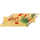 Килимок рушник для йоги нековзний BLOOM YOGA TOWEL LB7091 BEGONIA коричневий