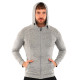 Кофта спортивна на блискавці з капюшоном SP-Sport LD-1006-GR M-3XL сірий