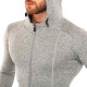 Кофта спортивна на блискавці з капюшоном SP-Sport LD-1006-GR M-3XL сірий