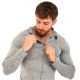 Кофта спортивна на блискавці з капюшоном SP-Sport LD-1006-GR M-3XL сірий