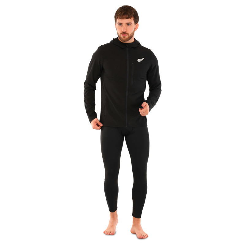 Кофта спортивна на блискавці з капюшоном JASON LD-2 S-XL чорний