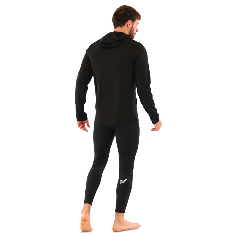 Кофта спортивна на блискавці з капюшоном JASON LD-2 S-XL чорний