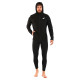 Кофта спортивна на блискавці з капюшоном JASON LD-2 S-XL чорний