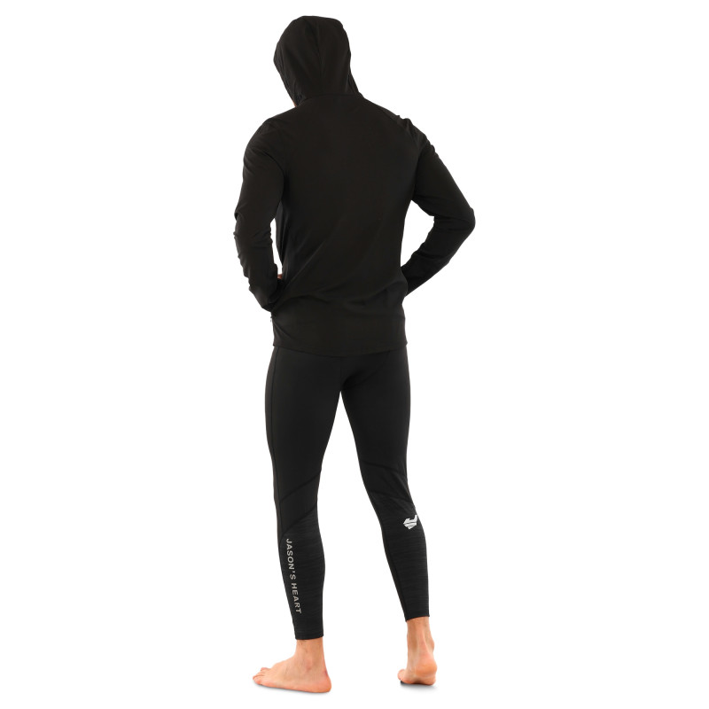 Кофта спортивна на блискавці з капюшоном JASON LD-2 S-XL чорний