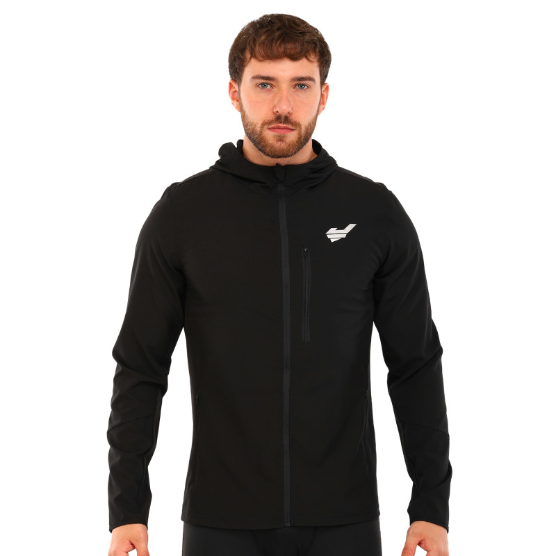 Кофта спортивна на блискавці з капюшоном JASON LD-2 S-XL чорний