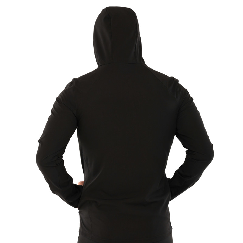 Кофта спортивна на блискавці з капюшоном JASON LD-2 S-XL чорний