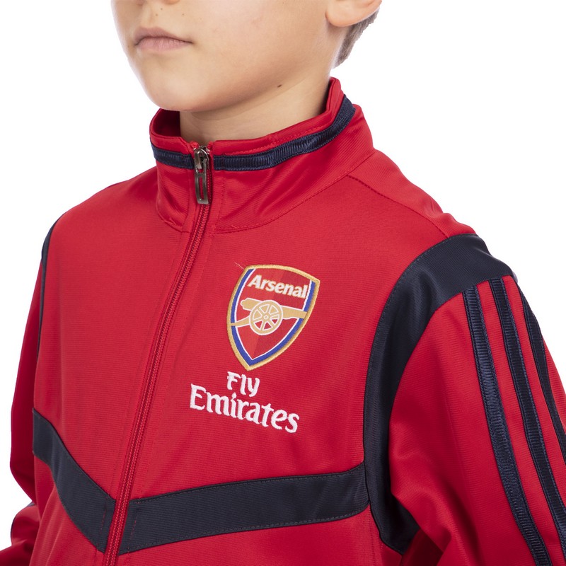 Костюм спортивний дитячий із символікою футбольного клубу ARSENAL кофта на блискавці та штани LIDONG LD-6125K-A 26-32 кольори в асортименті