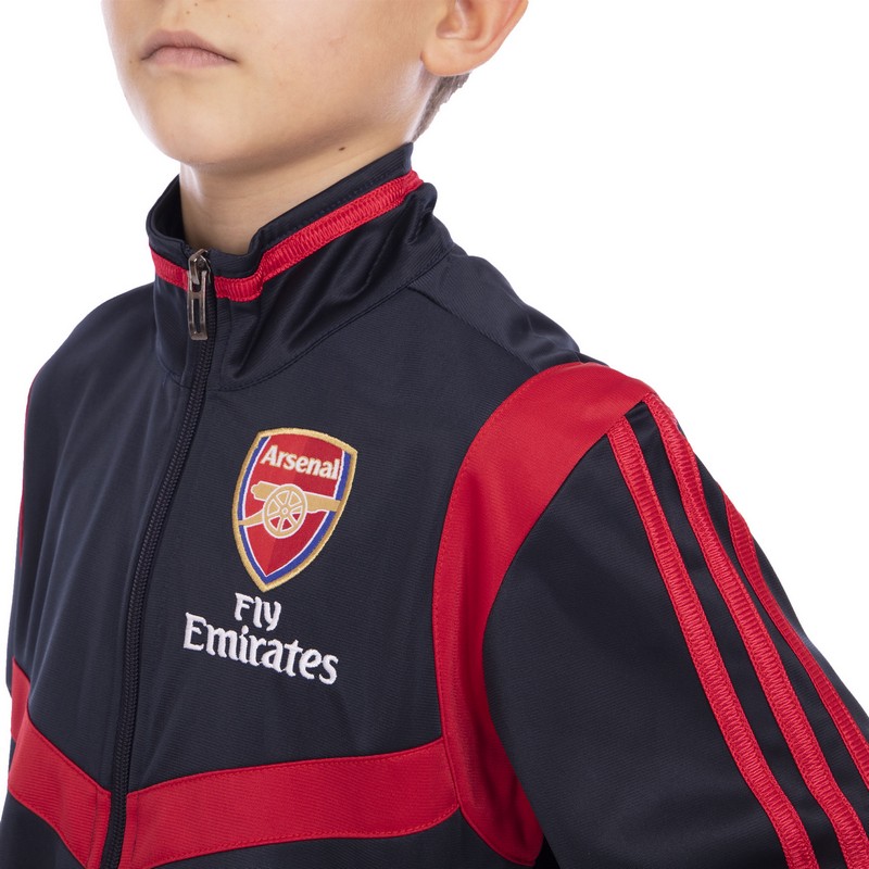 Костюм спортивний дитячий із символікою футбольного клубу ARSENAL кофта на блискавці та штани LIDONG LD-6125K-A 26-32 кольори в асортименті