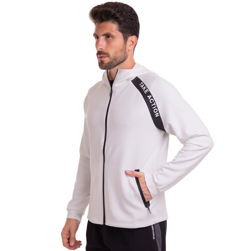 Кофта спортивна на блискавці з капюшоном Lingo LD-6634 M-3XL кольори в асортименті