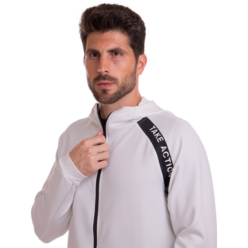 Кофта спортивна на блискавці з капюшоном Lingo LD-6634 M-3XL кольори в асортименті