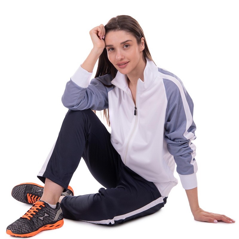 Костюм спортивний кофта на блискавці та штани LIDONG LD-6803-LD-6803K L-4XL кольори в асортименті