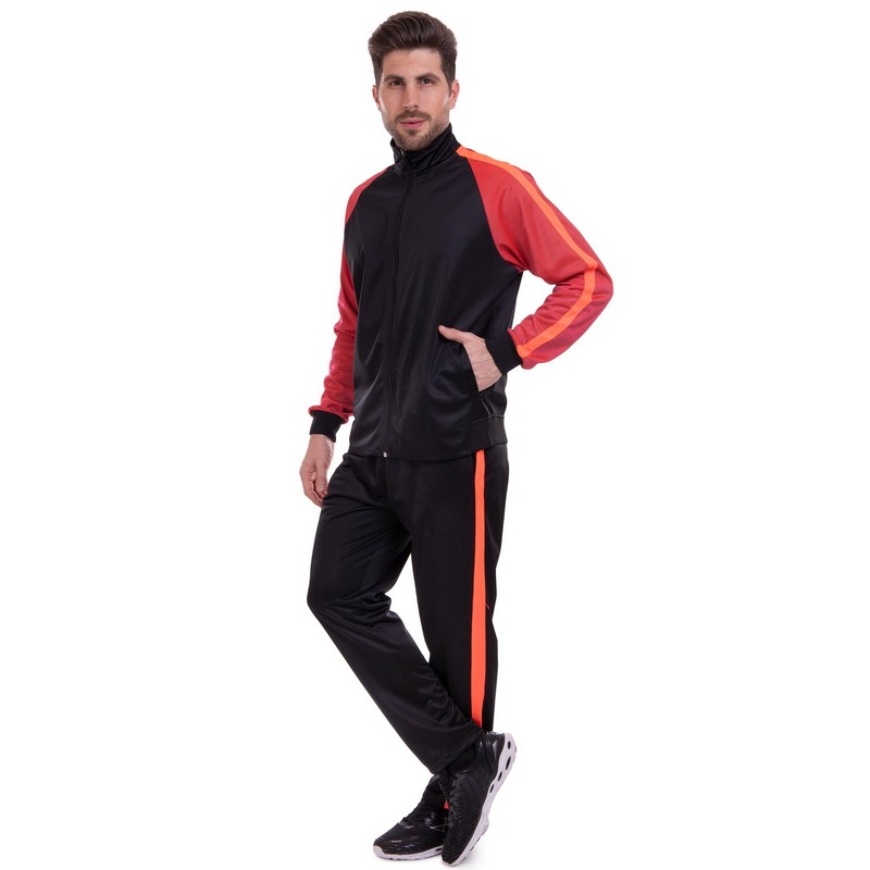 Костюм спортивний кофта на блискавці та штани LIDONG LD-6803-LD-6803K L-4XL кольори в асортименті