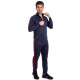 Костюм спортивний кофта на блискавці та штани LIDONG LD-6806-6803K-N L-3XL темно-синій-бордовий
