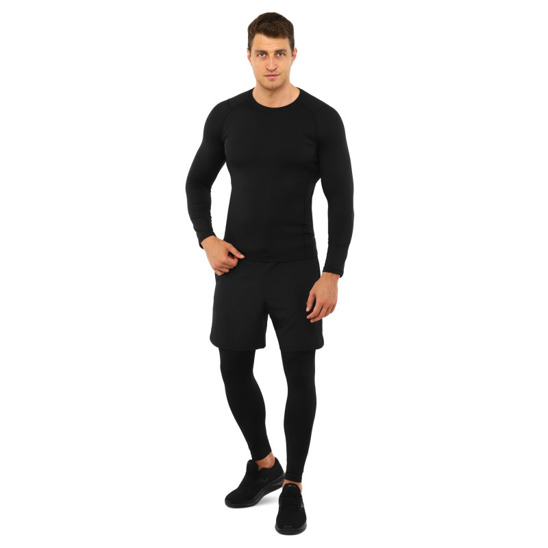 Компресійні штани тайтси з шортами 2в1 LIDONG LD-B44C M-3XL кольори в асортименті