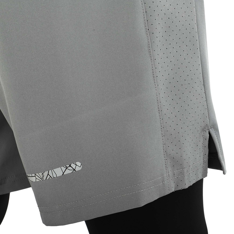 Компресійні штани тайтси з шортами 2в1 LIDONG LD-B44C M-3XL кольори в асортименті