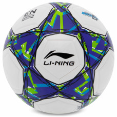 М'яч футбольний LI-NING LFQK695-1 №5 TPU+EVA білий-синій