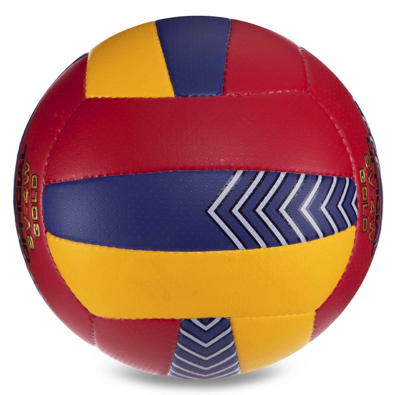 М'яч волейбольний BALLONSTAR LG0162 №5 PU жовтий-бордовий-синій