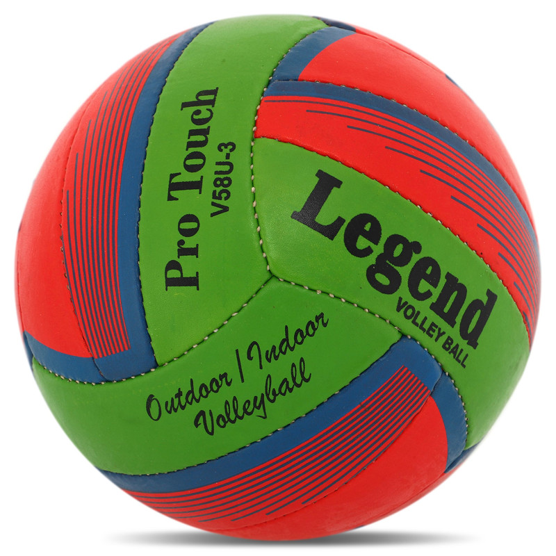 М'яч волейбольний LEGEND LG0714 №5 PU червоно-зелений-синій