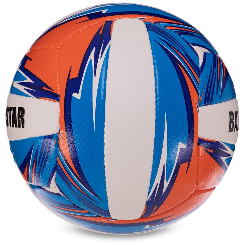 М'яч волейбольний BALLONSTAR LG3502 №5 PU синій-оранжевий-білий