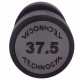 Гантель цільна професійна з поліуретановим покриттям TECHNOGYM LN-1254-37_5 1шт 37,5кг чорний-сірий