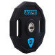 Блини диски поліуретанові 2 Handle металева втулка LiveUp LP8023-10 ø51мм 10кг чорний