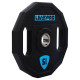 Блини диски поліуретанові 2 Handle металева втулка LiveUp LP8023-15 ø51мм 15кг чорний