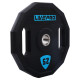 Блини диски поліуретанові 2 Handle металева втулка LiveUp LP8023-25 ​​ø51мм 25кг чорний