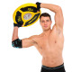 Бамперні диски поліуретанові Bumper Plates LiveUp LP8027-15 ø50.5мм 15кг жовтий-чорний