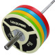 Бамперні диски поліуретанові Bumper Plates LiveUp LP8027-15 ø50.5мм 15кг жовтий-чорний