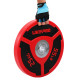 Бамперні диски поліуретанові Bumper Plates LiveUp LP8027-25 ø50.5мм 25кг червоний-чорний