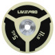 Бамперні диски поліуретанові Bumper Plates LiveUp LP8027-5 ø50.5мм 5кг білий-чорний