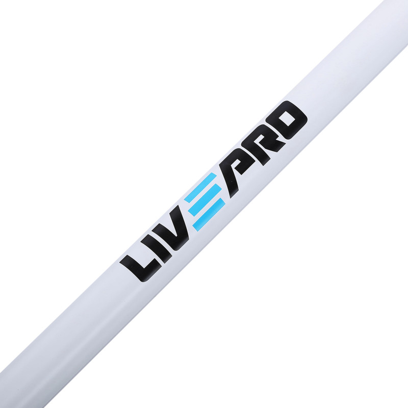 Штанга розбірна для фітнесу та аеробіки фітнес памп LiveUp LP8037 довжина-1,42м 30мм 20кг чорний-синій