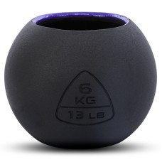 Гиря-дзвін чавунна пофарбована BALL BELL LiveUp LP8047-13LB вага 6кг чорний