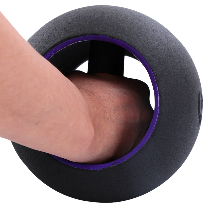 Гиря-дзвін чавунна пофарбована BALL BELL LiveUp LP8047-13LB вага 6кг чорний