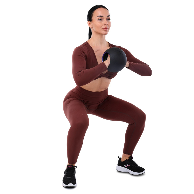 Гиря-дзвін чавунна пофарбована BALL BELL LiveUp LP8047-13LB вага 6кг чорний